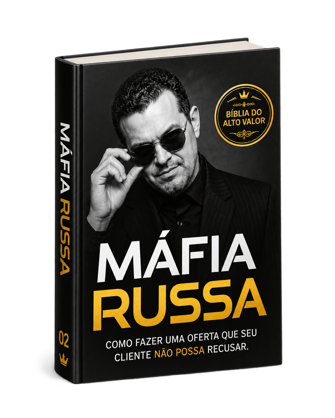 Capa original de Máfia Russa, livro de Sandro San.